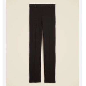 J. Crew Favorite Fit Tollegno 1900 Italian Wool Black Work Pants Size 12